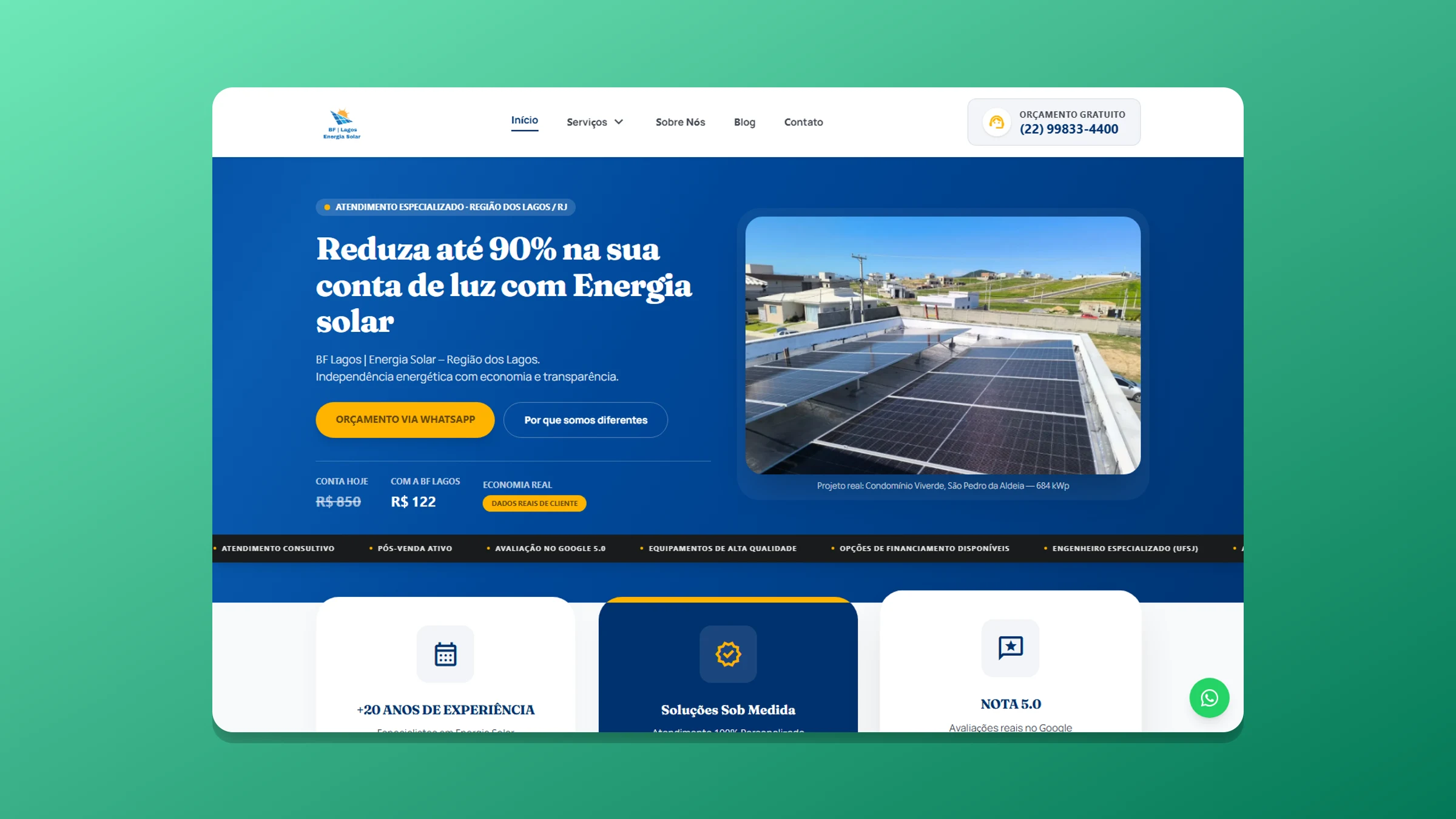 Projeto BF Energia Solar
