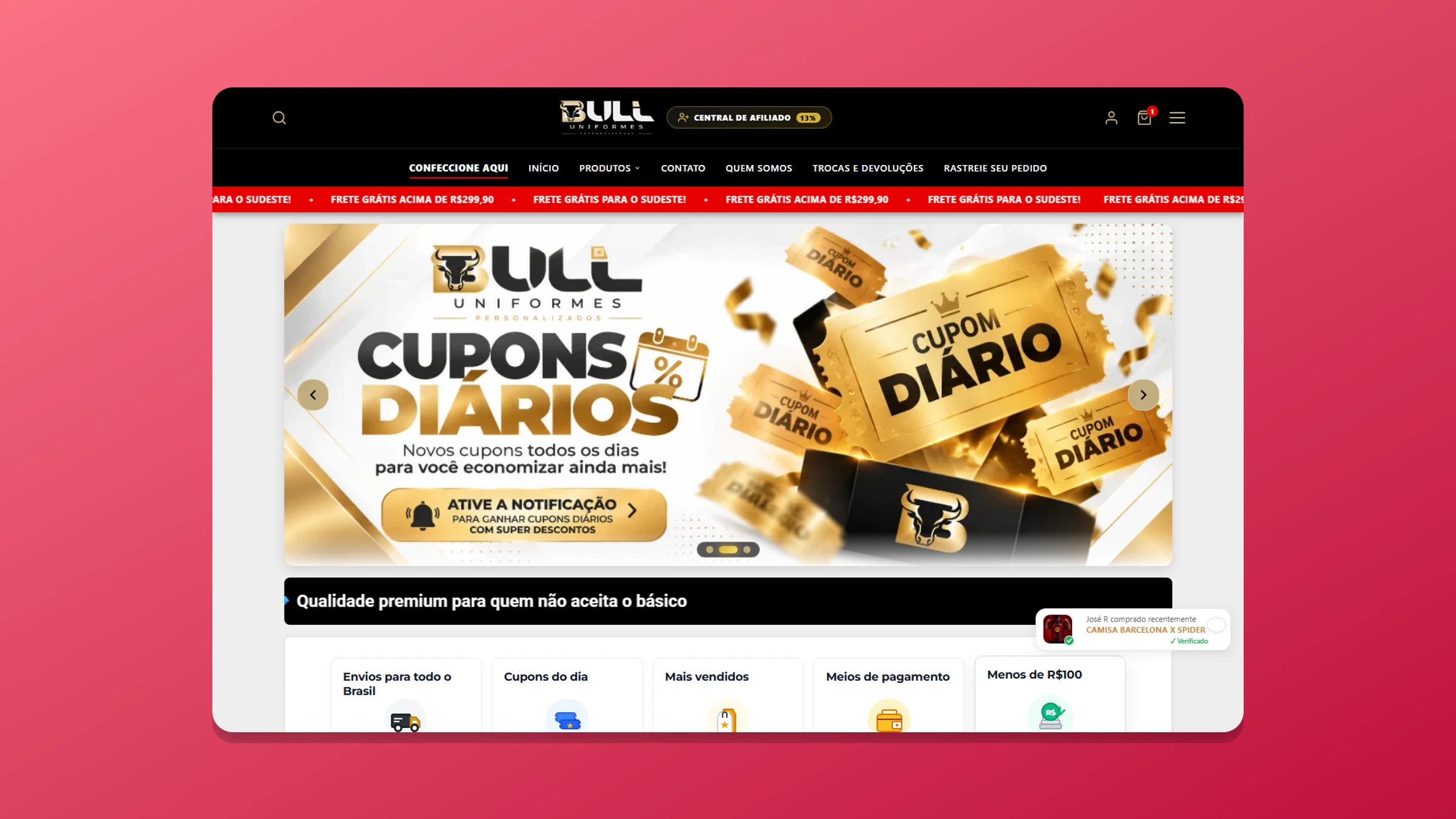 Projeto Bull Uniformes